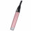 Recortador de cejas con forma de pluma, rosa, impermeable, 1xAAA 8
