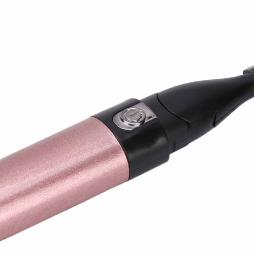 Recortador de cejas con forma de pluma, rosa, impermeable, 1xAAA 2