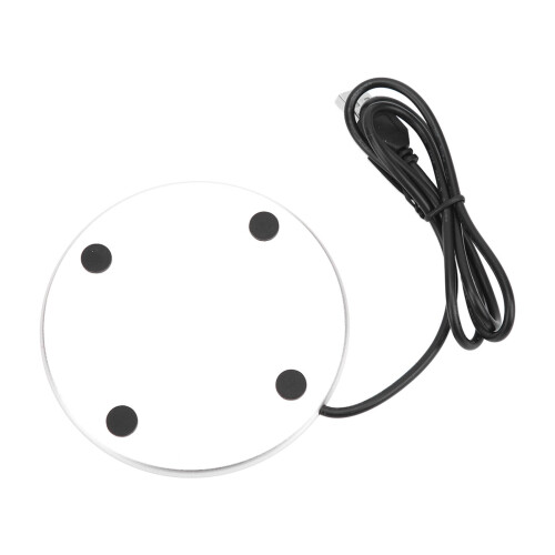 55C Tassenwärmer USB Silber 8-10W 3 Stufen Klein 2
