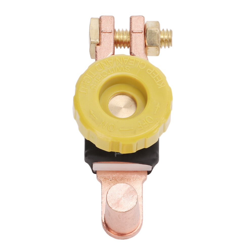 Top Post Battery Disconnect Switch Brass Rustproof Heavy Duty For 6V 12V Car Rv Atv 4001321464676