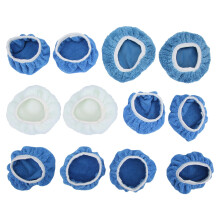 12 Stück Polierhauben-Pads, Faser-Pad-Abdeckungen-Set