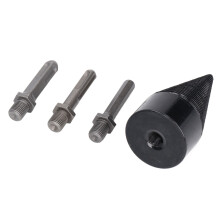 Wood Splitter Drill Bit Electric Firewood Log Splitter Bit Set with 3Pcs Removable Shanks 45mm