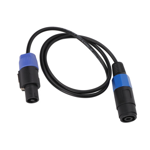 Cable de altavoz de 4 núcleos Ohm Head macho-hembra 1.0m PVC 2