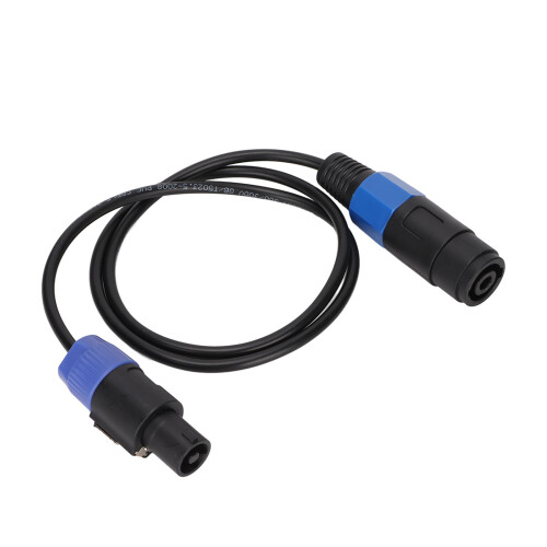 Cable de altavoz de 4 núcleos Ohm Head macho-hembra 1.0m PVC 1