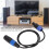 Cable de altavoz de 4 núcleos Ohm Head macho-hembra 1.0m PVC 8