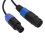 Cable de altavoz de 4 núcleos Ohm Head macho-hembra 1.0m PVC 10