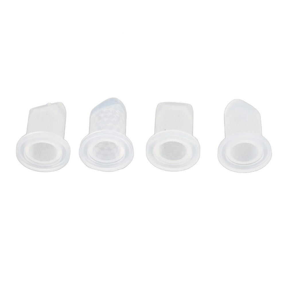 4Pcs DIY Lipstick Mould Set Various Styles Easy Demoulding Reusable Silicone Lipstick Mould for DIY Cosmetics