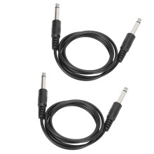 Cable de guitarra de 6,35 mm a 6,35 mm 1 m/3,3 pies PVC