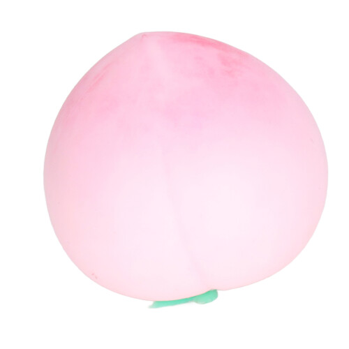 Peach Squeeze Ball - Pelota antiestrés rosa, de plástico 2