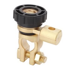 Aislador de corte de batería poste negativo ABS latón 6V-24V