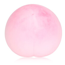 Peach Squeeze Ball - Pelota antiestrés rosa, de plástico