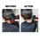 Esponja para recortes de barba compacta limpieza capilar negra 8
