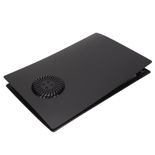 Placa frontal del disipador negro mate para PS5 versión con disco