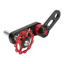 Roter Singlespeed-Kettenspanner aus Aluminiumlegierung