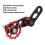 Roter Singlespeed-Kettenspanner aus Aluminiumlegierung 6