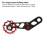 Roter Singlespeed-Kettenspanner aus Aluminiumlegierung 5