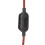 Cable de auriculares de 2m con micrófono Rojo/Negro G433 G Pro 12