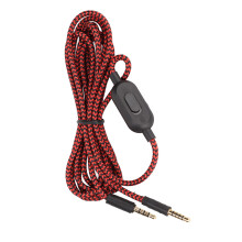 Cable de auriculares de 2m con micrófono Rojo/Negro G433 G Pro