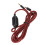 Cable de auriculares de 2m con micrófono Rojo/Negro G433 G Pro 6