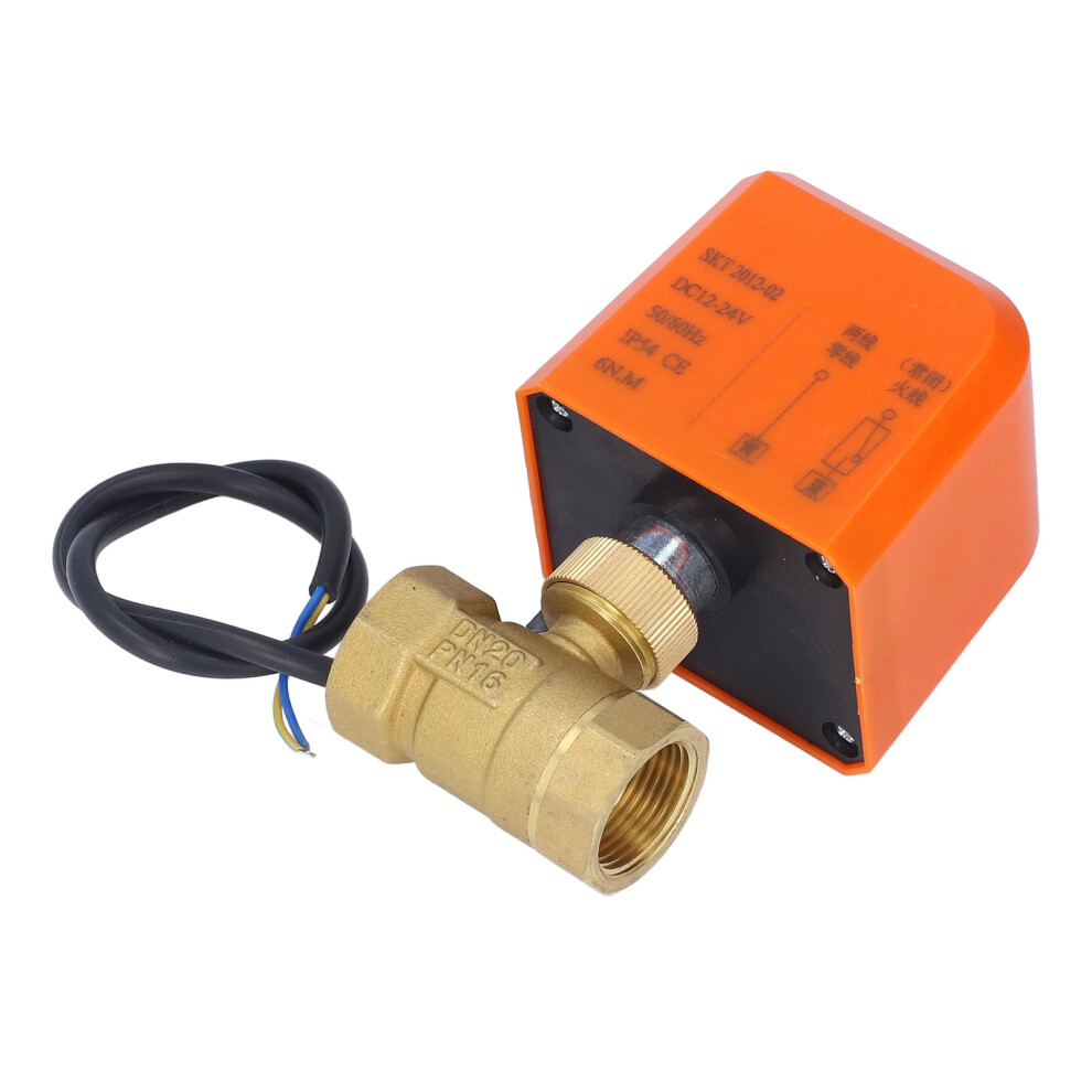 Dn20 2 Way 3/4In Electric Ball Valve Normally Closed 2 Wire Universal Ball Valve Dc12â24V 7691321471964