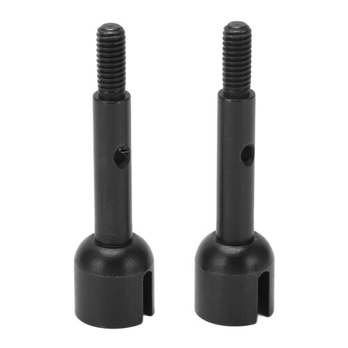 2 Stück RC-Hinterrad-Achse aus Eisen, Schwarz, 40x10mm 1