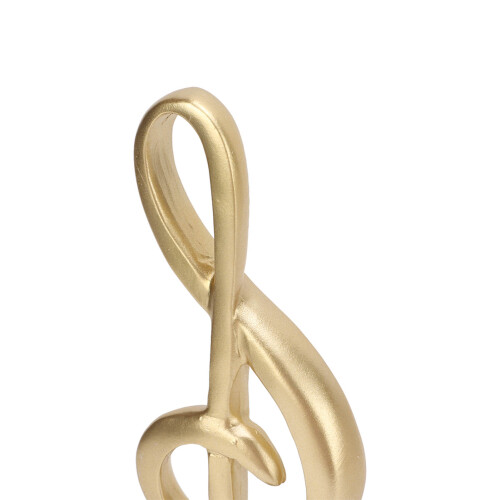 Elegante Harz-Musiknote-Skulptur 6,1  4,3  17,8 cm 2