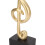 Elegante Harz-Musiknote-Skulptur 6,1  4,3  17,8 cm 4