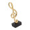 Elegante Harz-Musiknote-Skulptur 6,1  4,3  17,8 cm 7