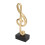 Elegante Harz-Musiknote-Skulptur 6,1  4,3  17,8 cm 1