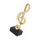 Elegante Harz-Musiknote-Skulptur 6,1  4,3  17,8 cm 6