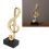 Elegante Harz-Musiknote-Skulptur 6,1  4,3  17,8 cm 16