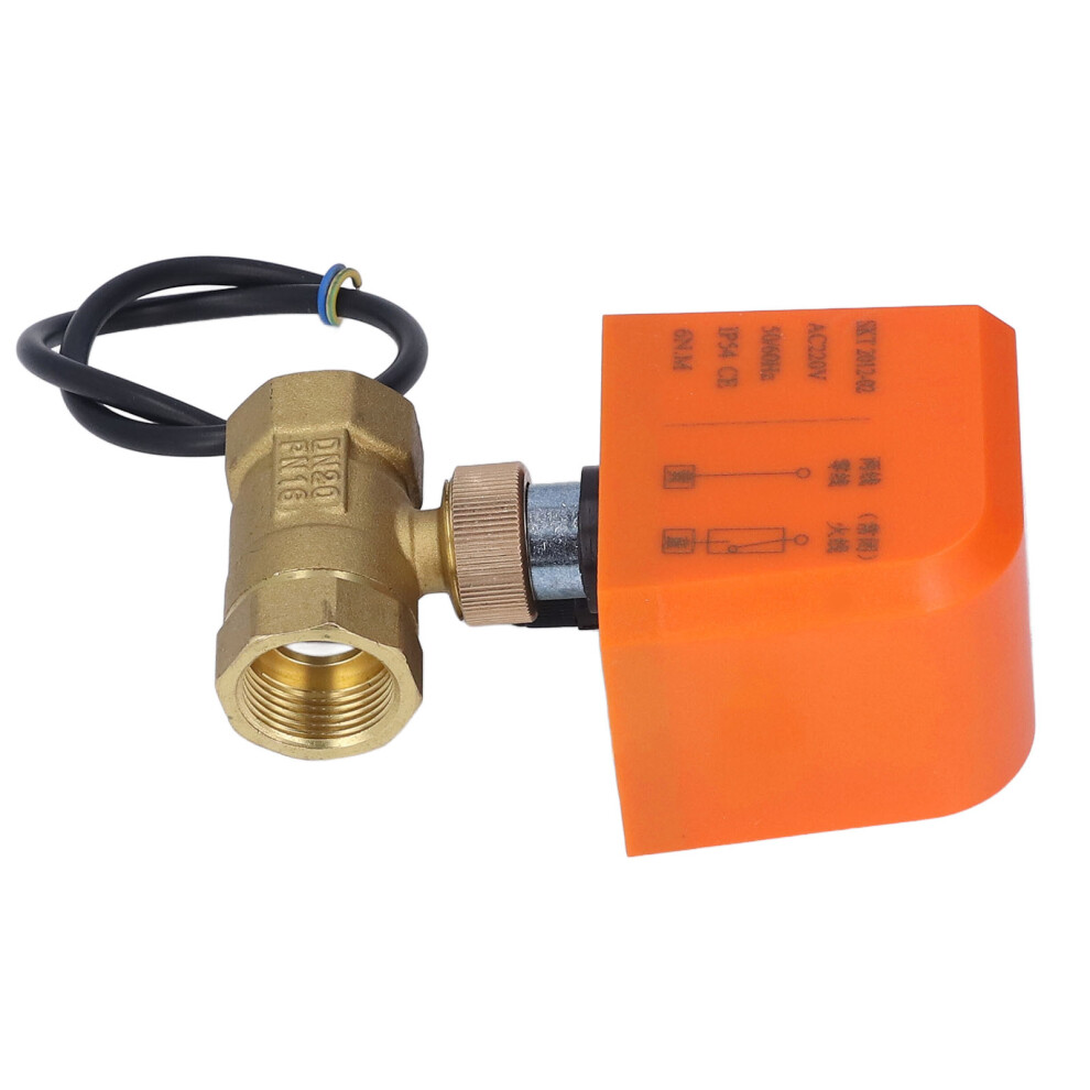 Motorized Ball Valve Electrical 2 Way Normally Closed Dn20 Ac220v Industrial Accessories 8761321474605
