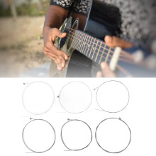 6 cuerdas de acero niquelado para guitarra eléctrica 1-6