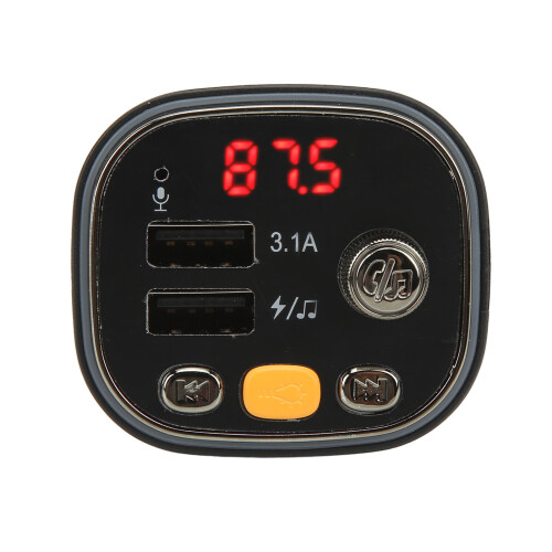 Transmisor FM Bluetooth 12-24V, USB dual, 5V 3.1A 2