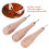 3 Stück Lederahle mit Buche-Griff 3 mm/4 mm/5-6 mm 8