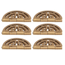 Bisagras redondas de bronce 10 juegos Ø4.5cm Ø0.43cm