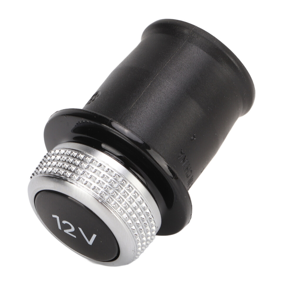 12V Chrome Plated Car Cigarette Lighter Plug Dust Cover 4H0919311 Replacement for A3 A4 A6 A7 A8