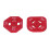Frässchablone Aluminiumlegierung Radius Rot 7