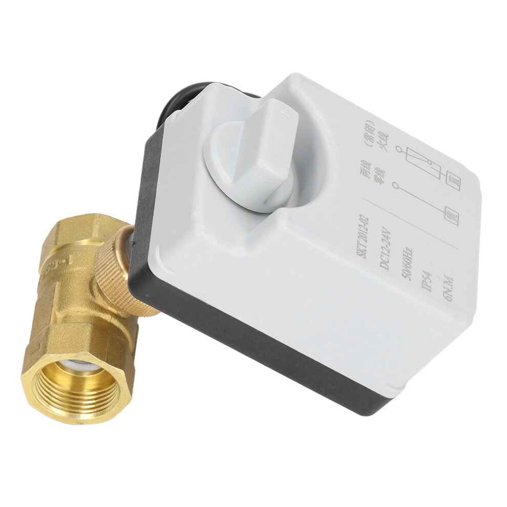 Motorized Ball Valve Electrical 2 Way Normally Closed Manual Automatic Dn20 Dc12v~24V 4331321476783