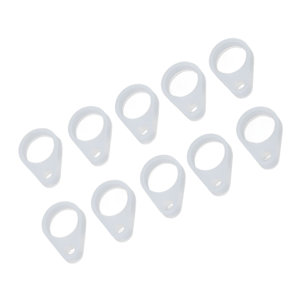 10pcs Hearing Aid Lanyard Silicone Loops BTE Hearing Aid Clip Adaptor Replacement Accessories for Elderly