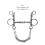 Bocado Pelham: Acero inoxidable+Cobre 5.0x0.7in 7