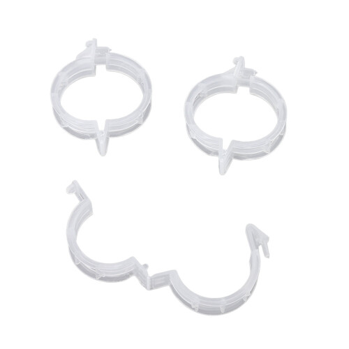 Clips plásticos para tomates, 300 piezas, aro interior de 3 cm y 2,5 cm 2