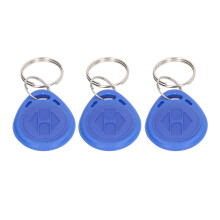 100 Stück 125 kHz RFID Schlüsselanhänger Türzugangs-Token ABS