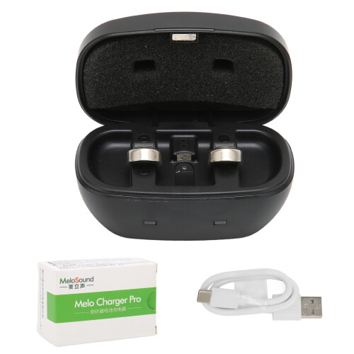 2 piezas de pilas de botón A675 USB caja de carga 10mAh 1