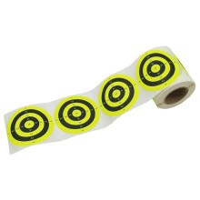 Parches redondos fluorescentes para tiro de 3 pulgadas, 200 unidades