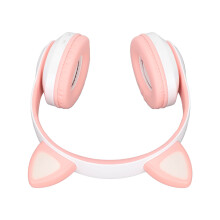 LX-B39C 400mAh para niños BT5.0 Rosa/Blanco 40mm