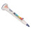 Clarinete de juguete de plástico blanco con 3 pilas AA 14
