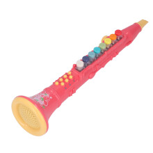 Children Clarinet Toy Cute Funny Volume Adjustable Musical Instrument Educational Toy Birthday Gift Red
