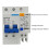 Miniatur-2P 30mA 400V Fehlerstrom-Schutzschalter 6-63A 7