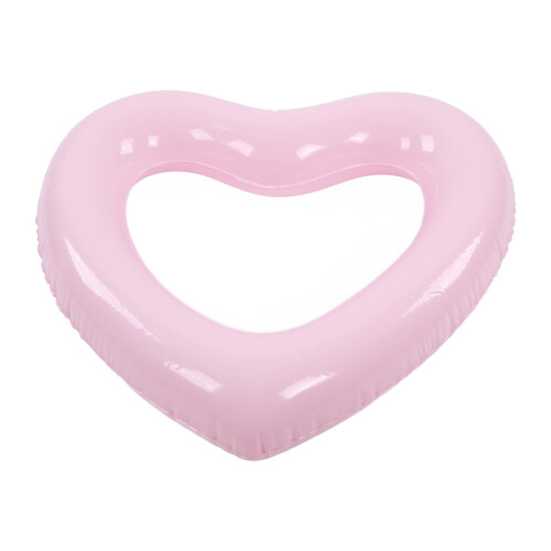 Círculo de natación en forma de corazón 45 cm / 17,7 in PVC rosa 2